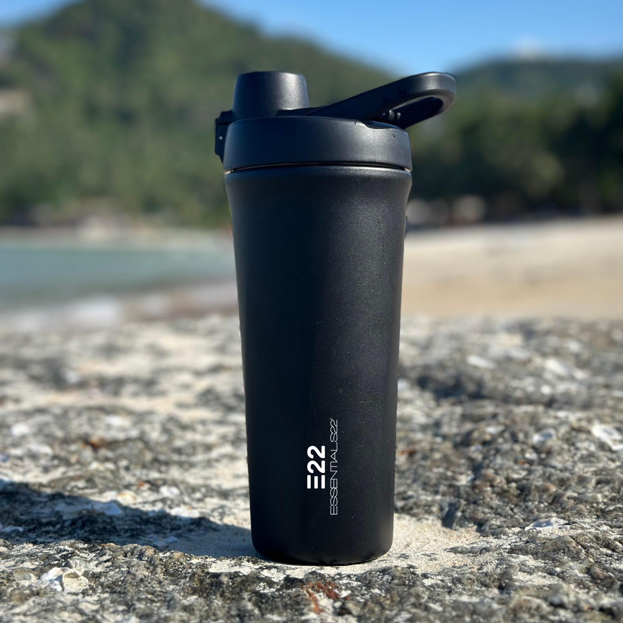 Premium Stainless Steel Protein Shaker Bottle - Large Capacity